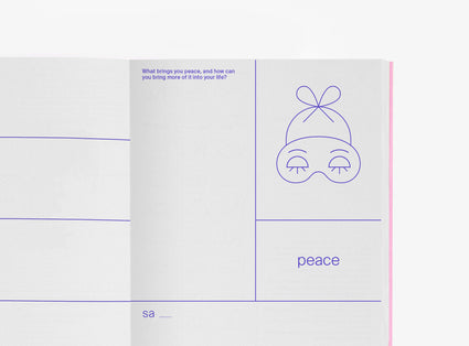 edition julie joliat x redfries date me happy undated planner layout detail