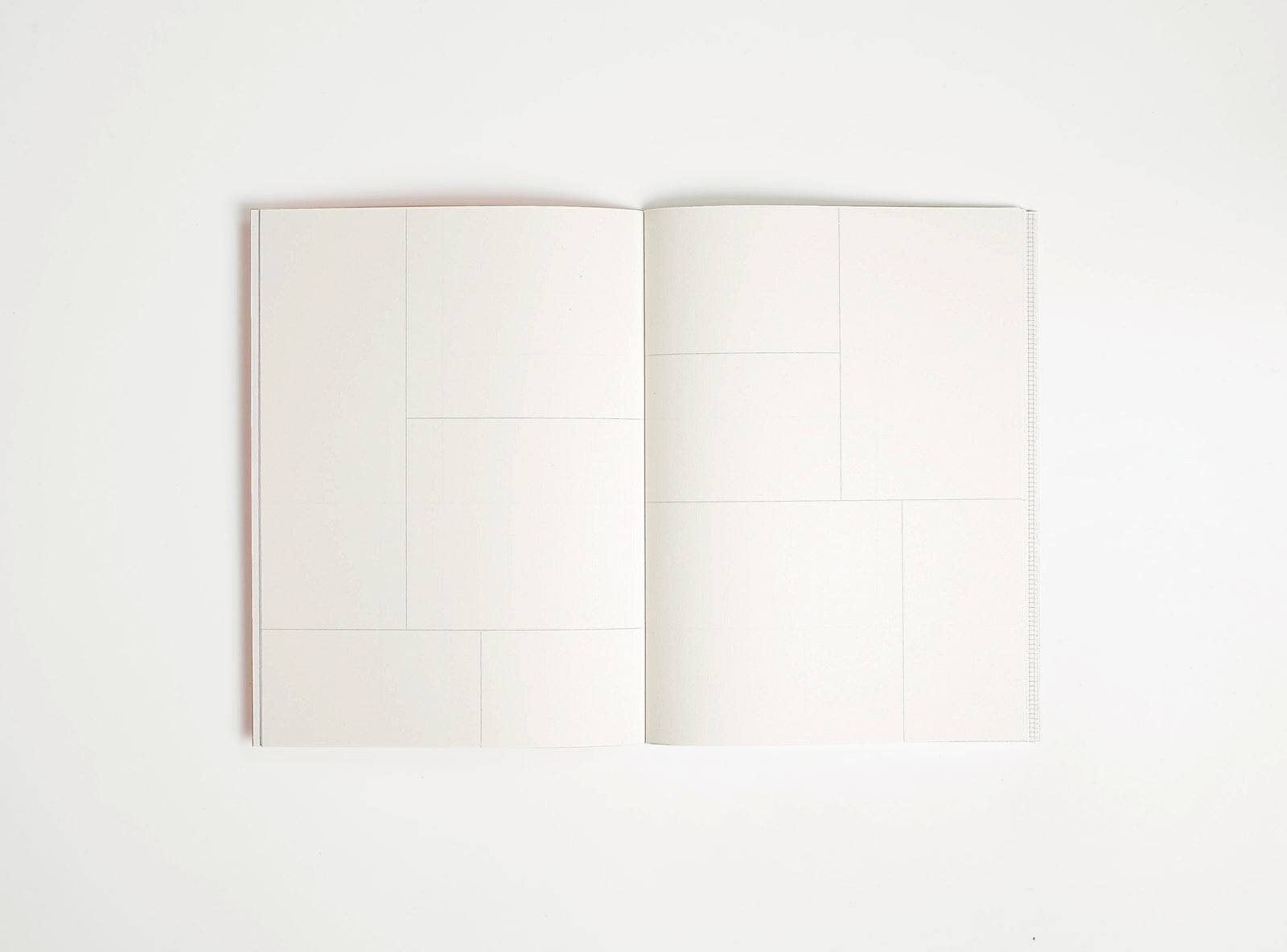 notebook spread of booq eclectic frames notebook, plain with frames