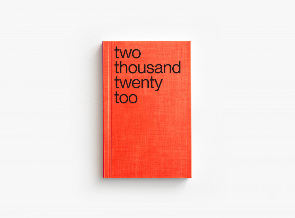 Orange color cover of our 2022 planner which motto was two thousand twenty too.