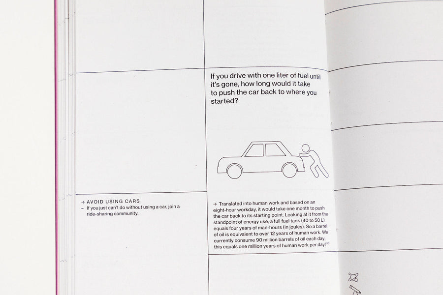 Detail of a spread from our 2020 planner.