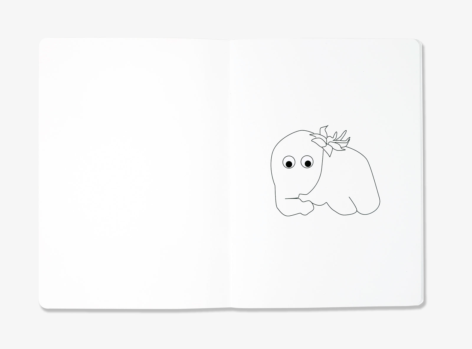 Spread from our Uglicious Colouring book.