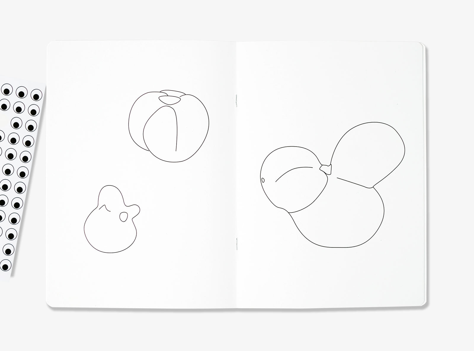 Spread from our Uglicious Colouring book.
