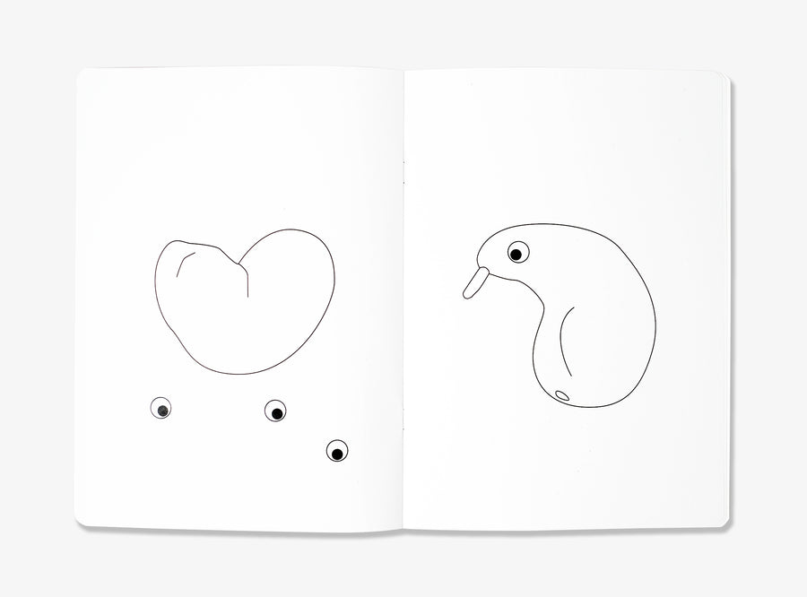 Spread from our Uglicious Colouring book.