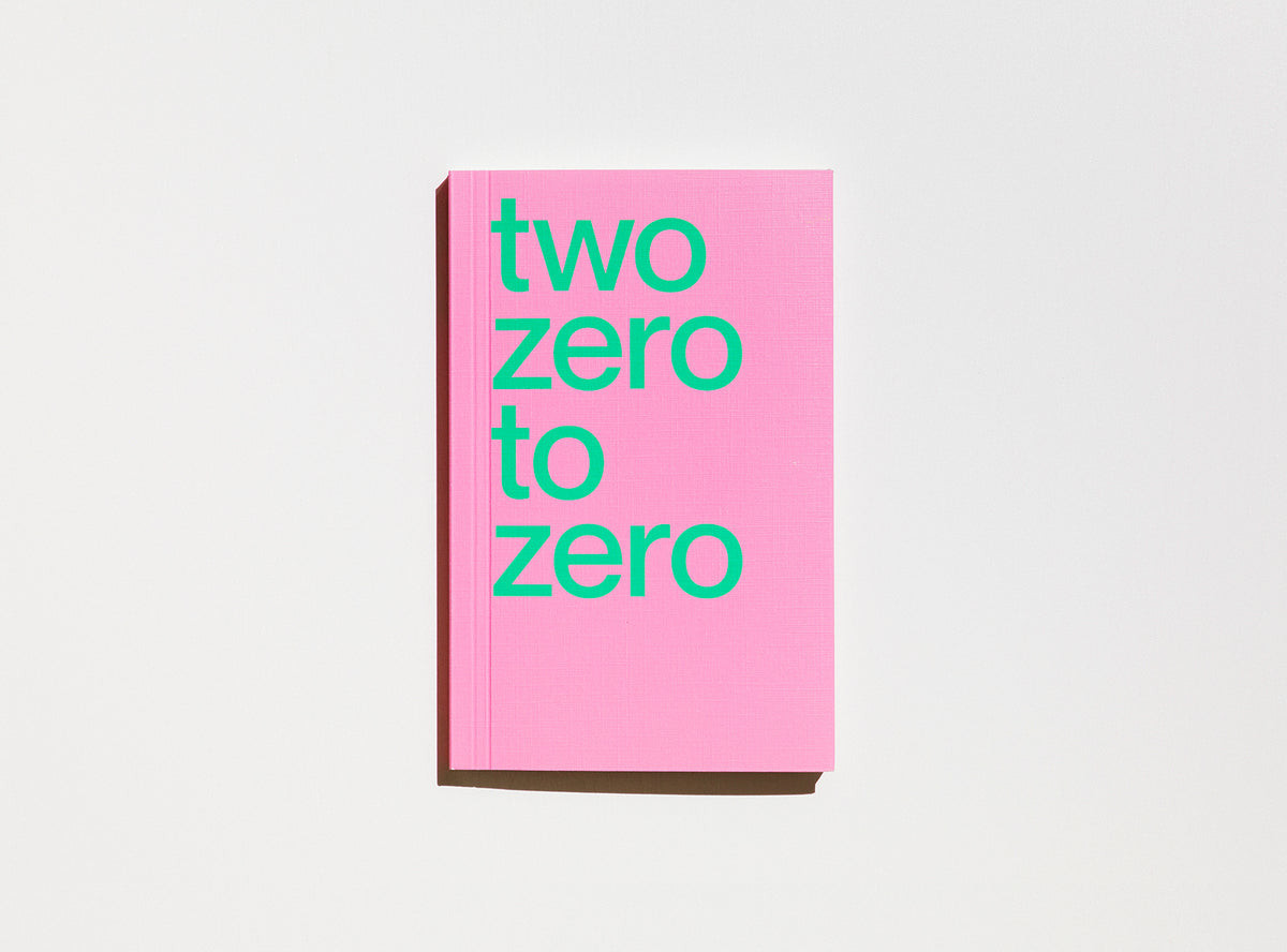 Cover of our 2020 planner which motto was two zero to zero, in pink and green.
