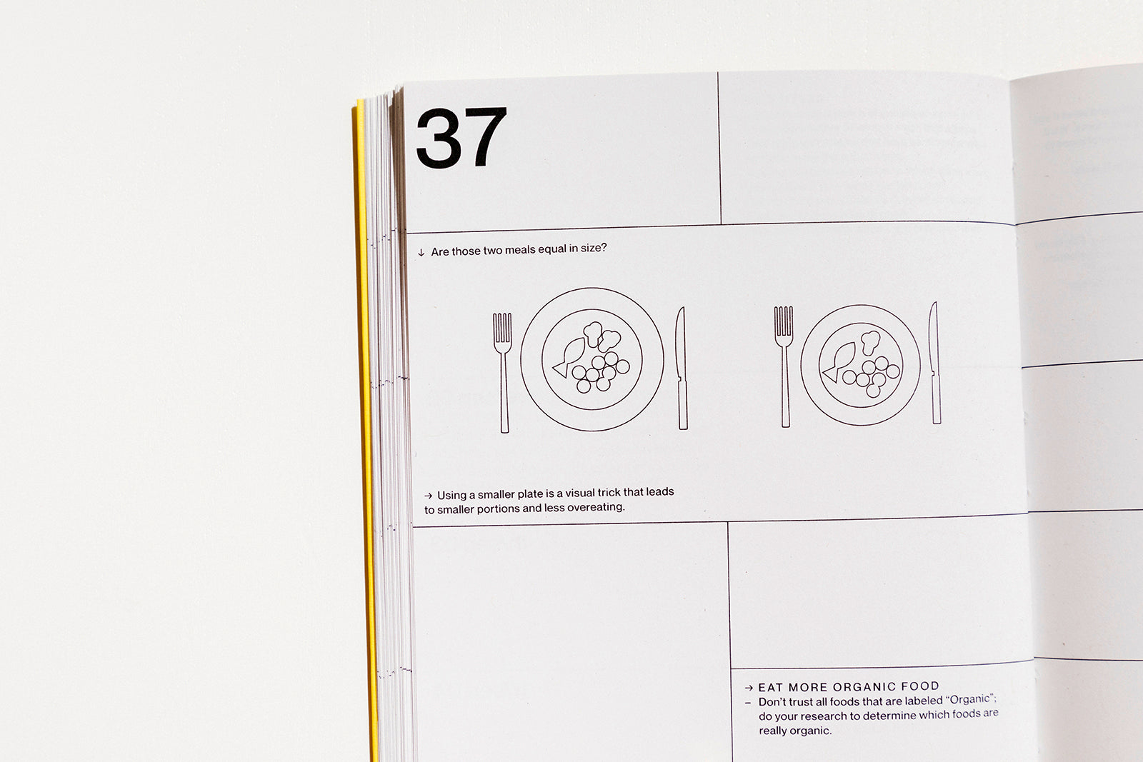 Detail of a spread from our 2020 planner.
