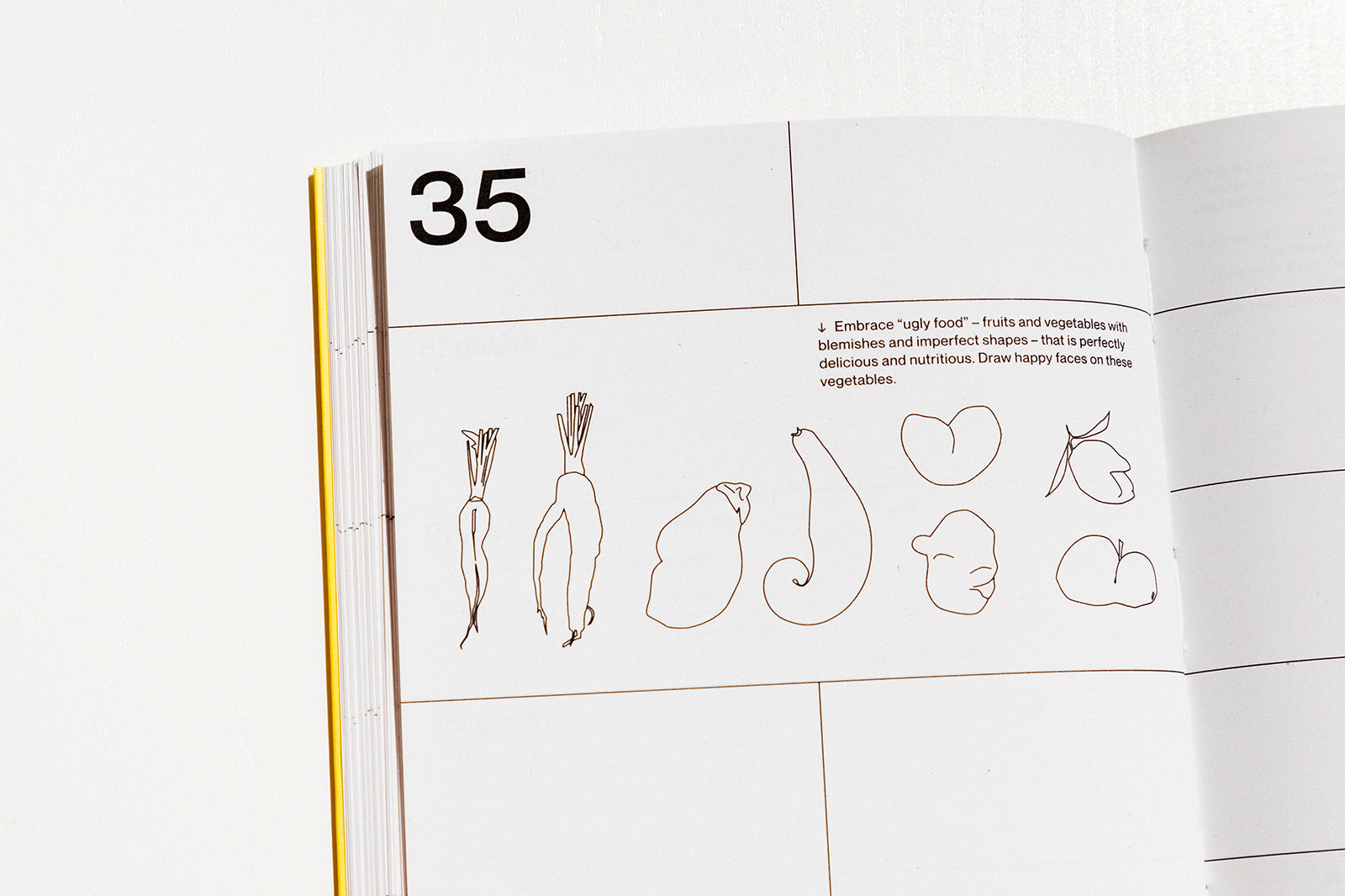 Detail of a spread from our 2020 planner.