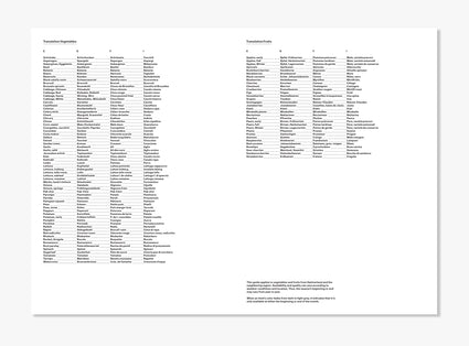 Culinary Calendar, a calendar with food from which month.