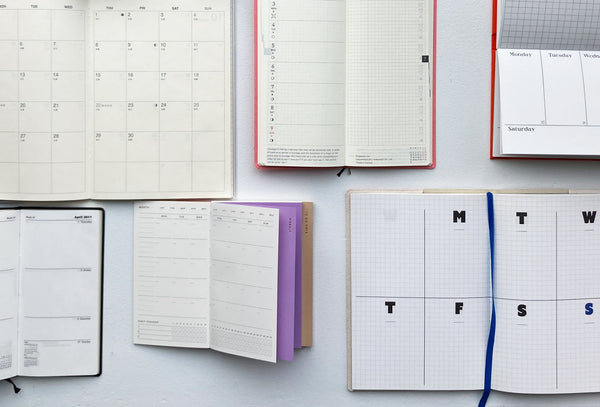 many perfect planner agenda on a table open