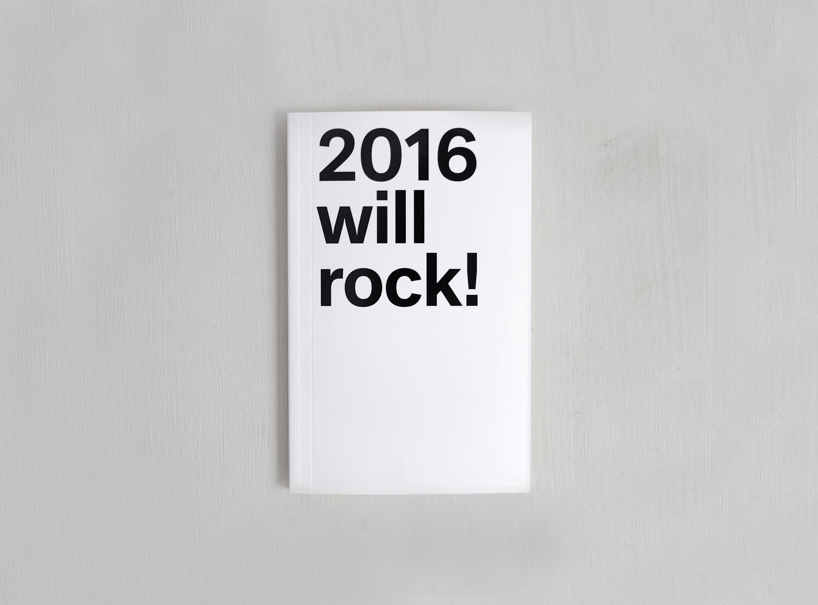 Planner from 2016 which motto was 206 will rock!