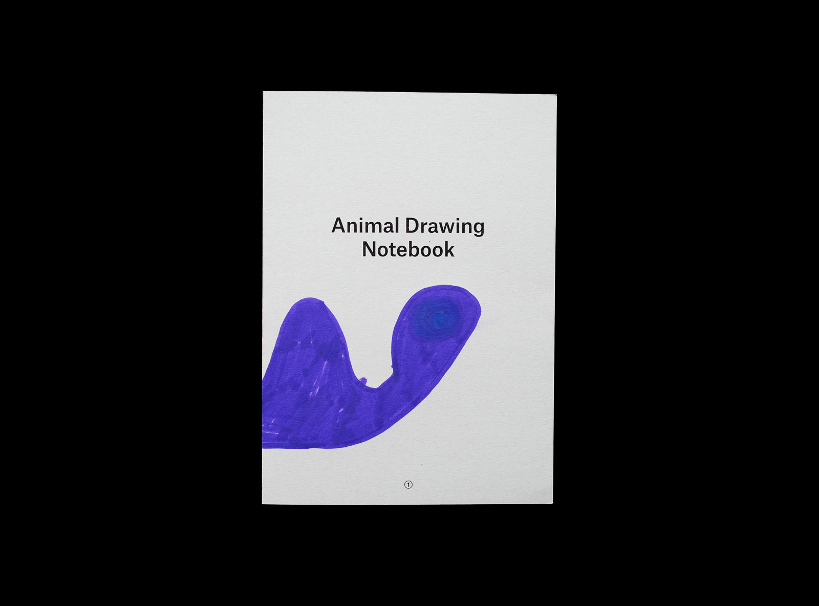 Cover from our Animal Drawing notebook with children drawing.