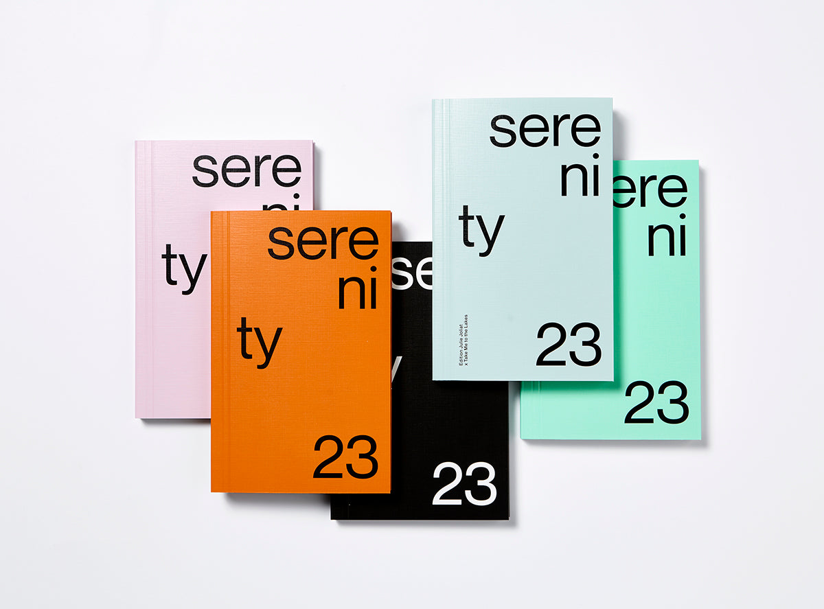 All covers of our 2023 planner in caramel, light pink, black, light blue and mint.