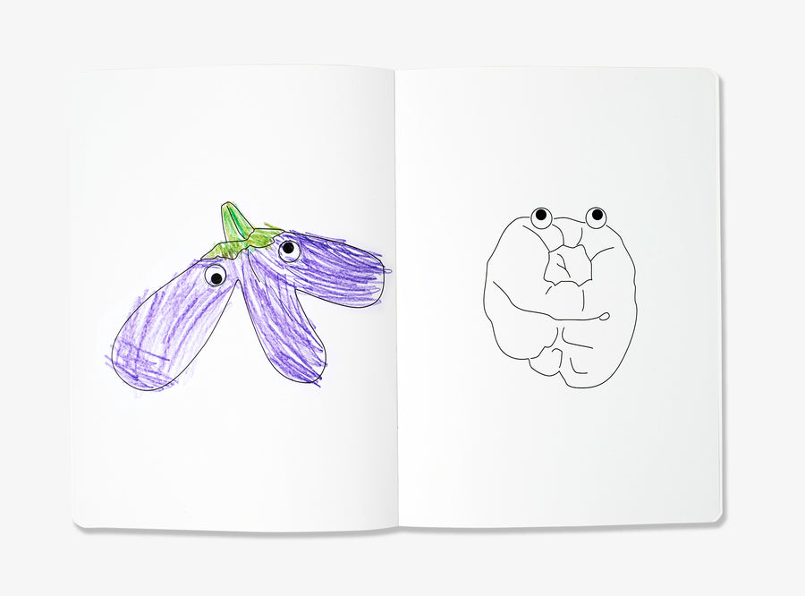 Spread from our Uglicious Colouring book.