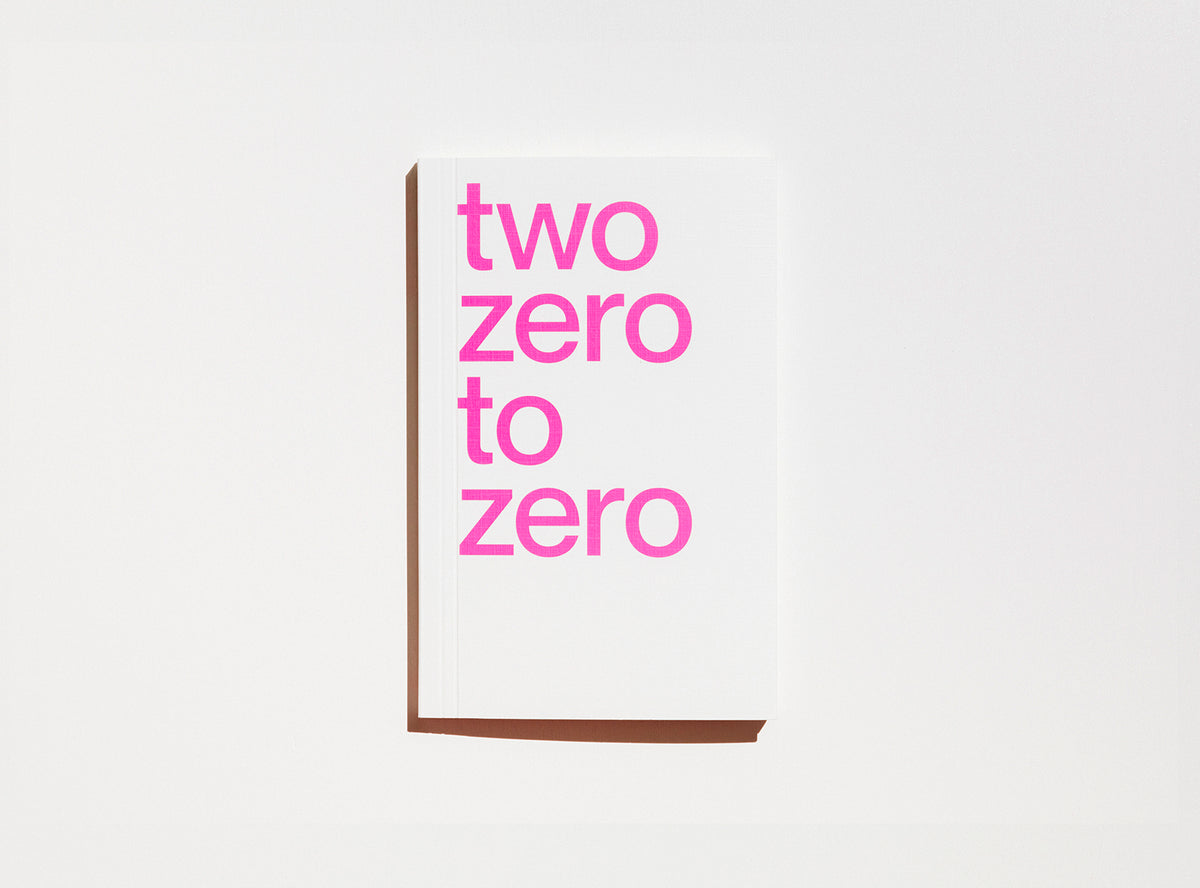 Cover of our 2020 planner which motto was two zero to zero, in white and pink letters.